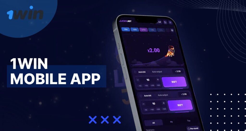 1win India LuckyJet mobile version of the game for easy use at any time and place